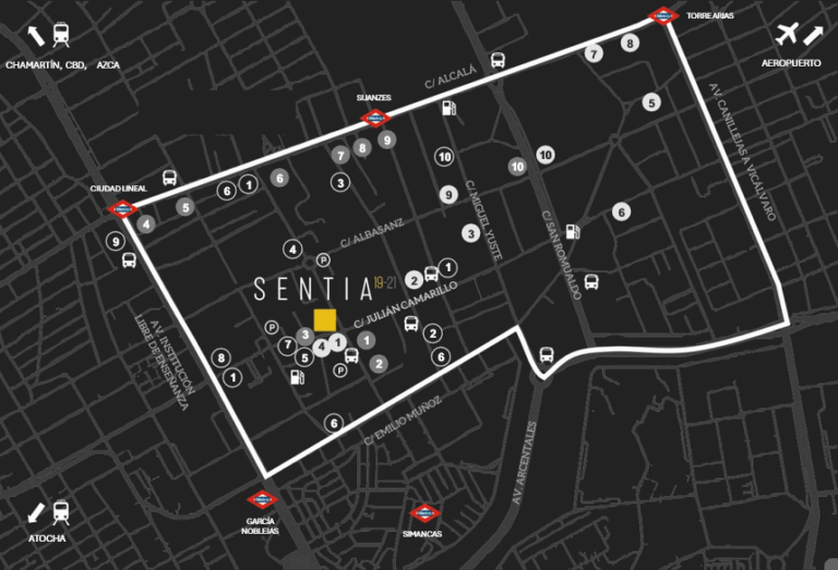 Mapa del entorno