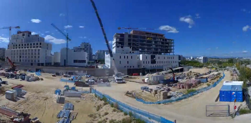 Time lapse obras Saintcroix Valdebebas